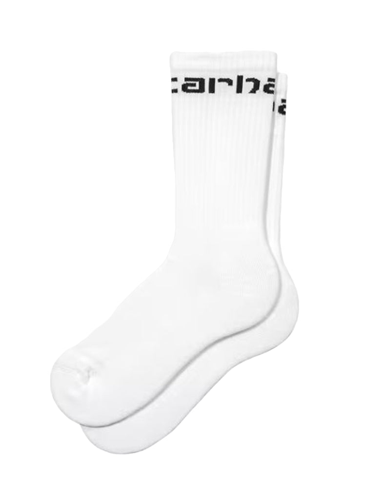 CARHARTT WIP CARHARTT SOCKS WHITE / BLACK - Calzini Bianchi I036748 00AXX CARHARTT WIP 