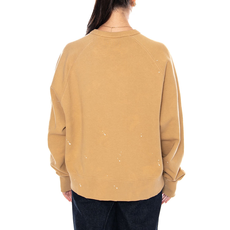 W' PAINTER SWEAT DUSTY H BROWN - Felpa Girocollo Donna Marrone I036843 07EEJ CARHARTT WIP 
