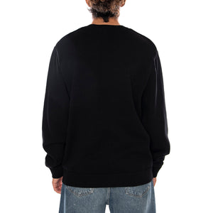 DECK SWEATER BLACK / WHITE - Maglione Girocollo Uomo Nera I036847 K02XX CARHARTT WIP 