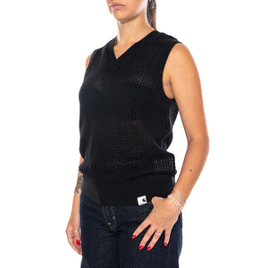 W' STOCKTON VEST BLACK - Gilet Donna Nero I036852 89XX CARHARTT WIP 