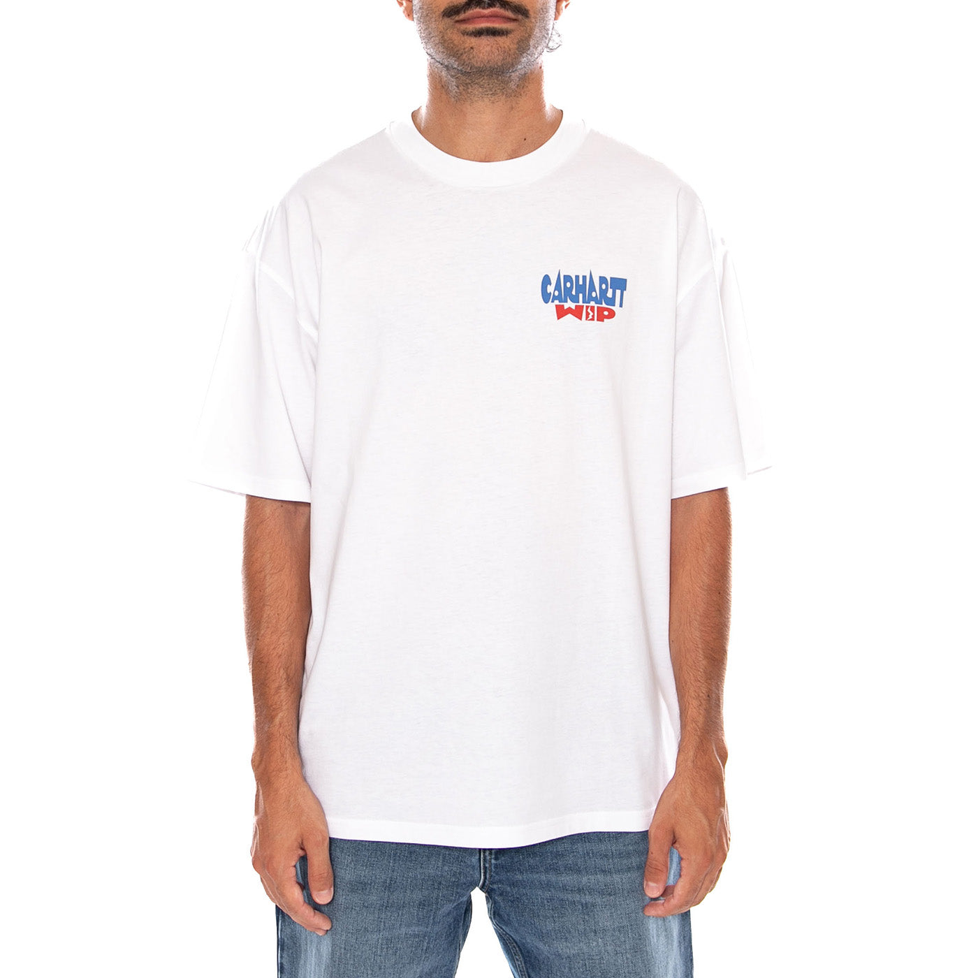 S/S LUGGAGE LABEL T-SHIRT - Maglietta Girocollo Uomo Bianca I036892 02XX CARHARTT WIP 