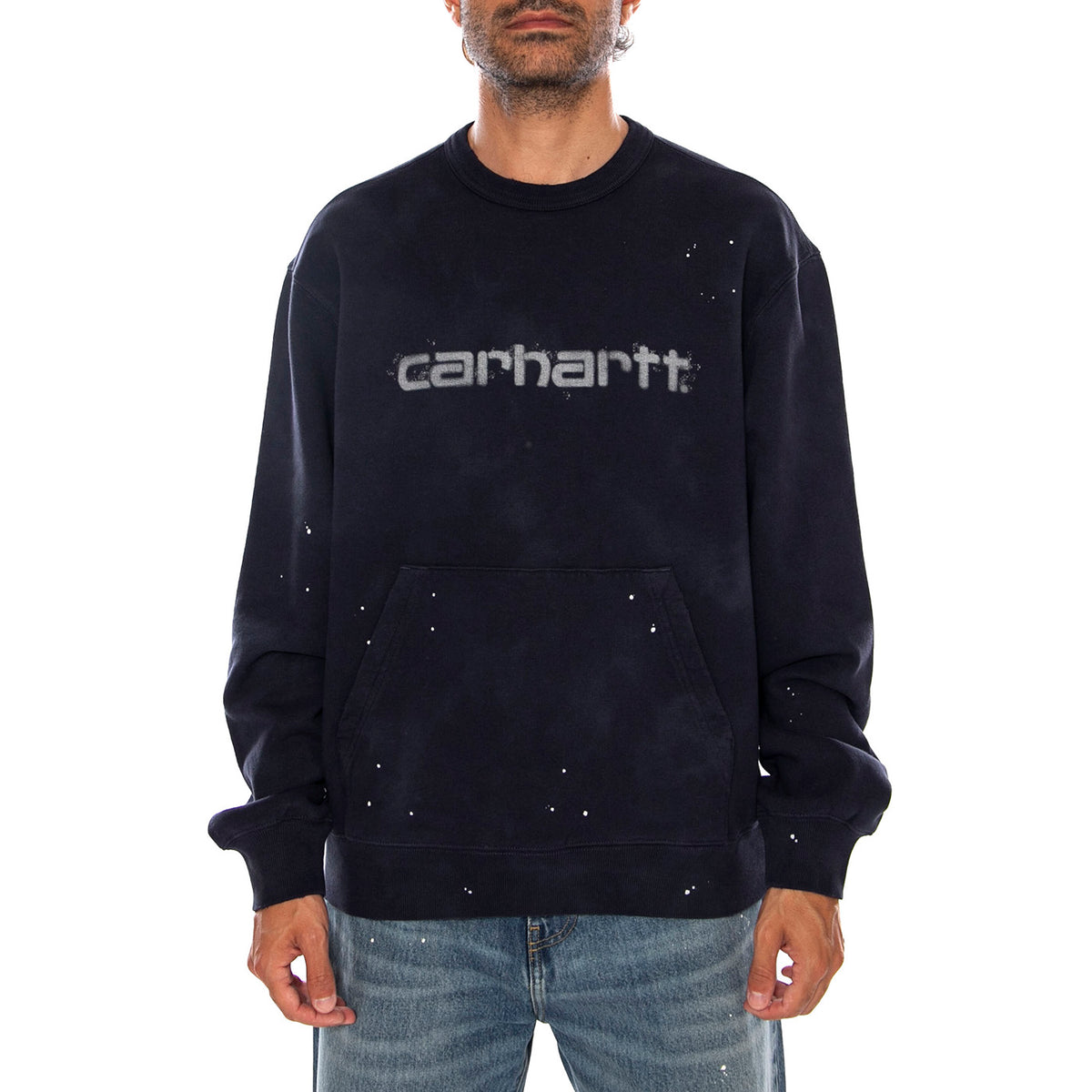 PAINTER SWEAT DARK NAVY - Felpa Girocollo Uomo Blu Scuro I036899 1CEJ CARHARTT WIP 