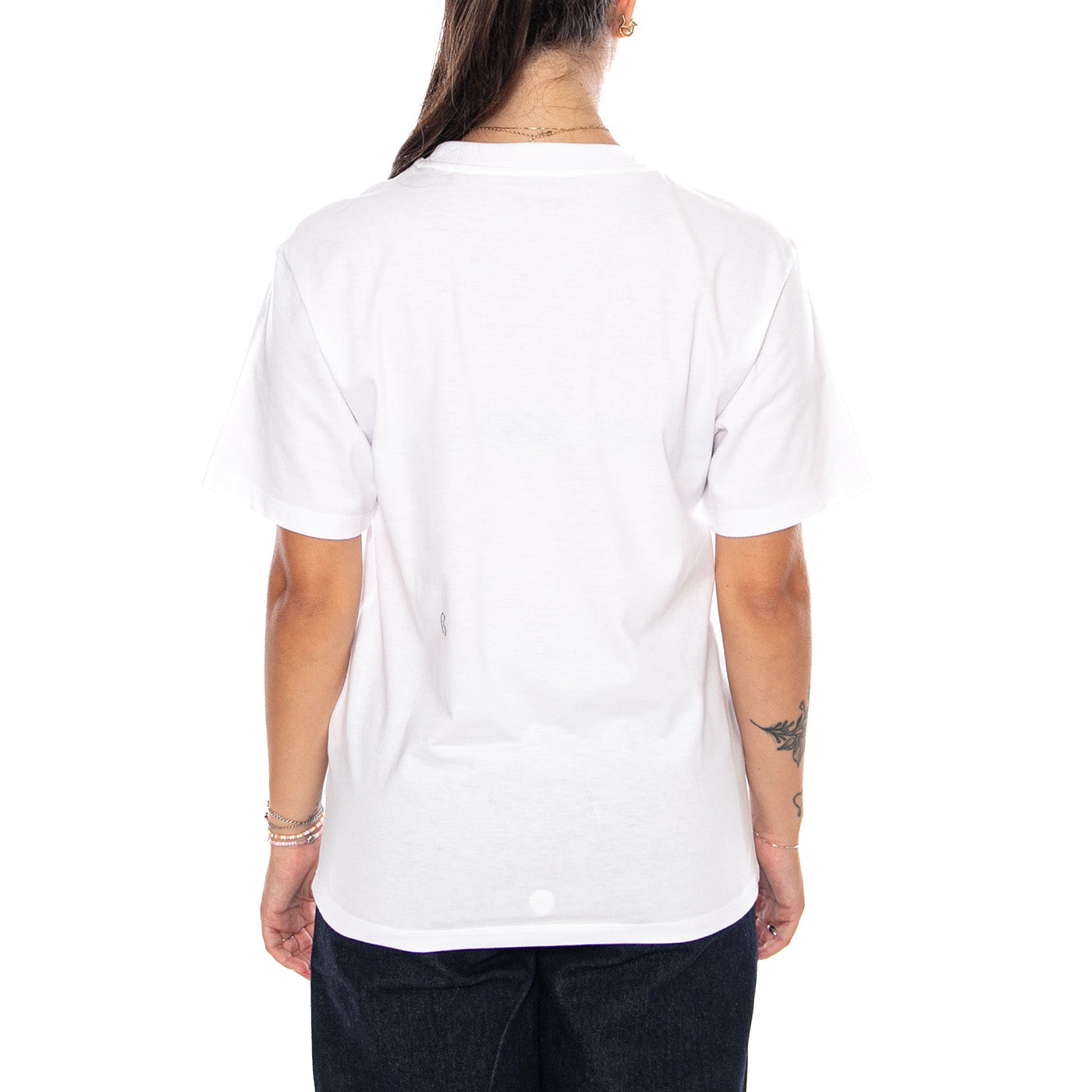 W' S/S SPRAY HEART T-SHIRT WHITE - Maglietta Girocollo Donna Bianca I036907 02XX CARHARTT WIP 