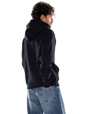 Hooded Mack Jacket Black / Wax - Felpa con Cappuccio e Zip Uomo Nera I037102 K02XX CARHARTT WIP 