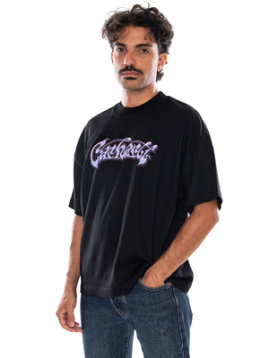 CARHARTT WIP S/S BOOGER T-SHIRT BLACK - Maglietta Girocollo Uomo Nera I037225 89XX CARHARTT WIP 