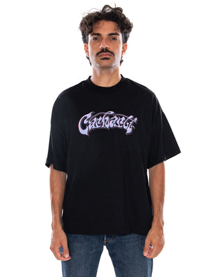 CARHARTT WIP S/S BOOGER T-SHIRT BLACK - Maglietta Girocollo Uomo Nera I037225 89XX CARHARTT WIP 