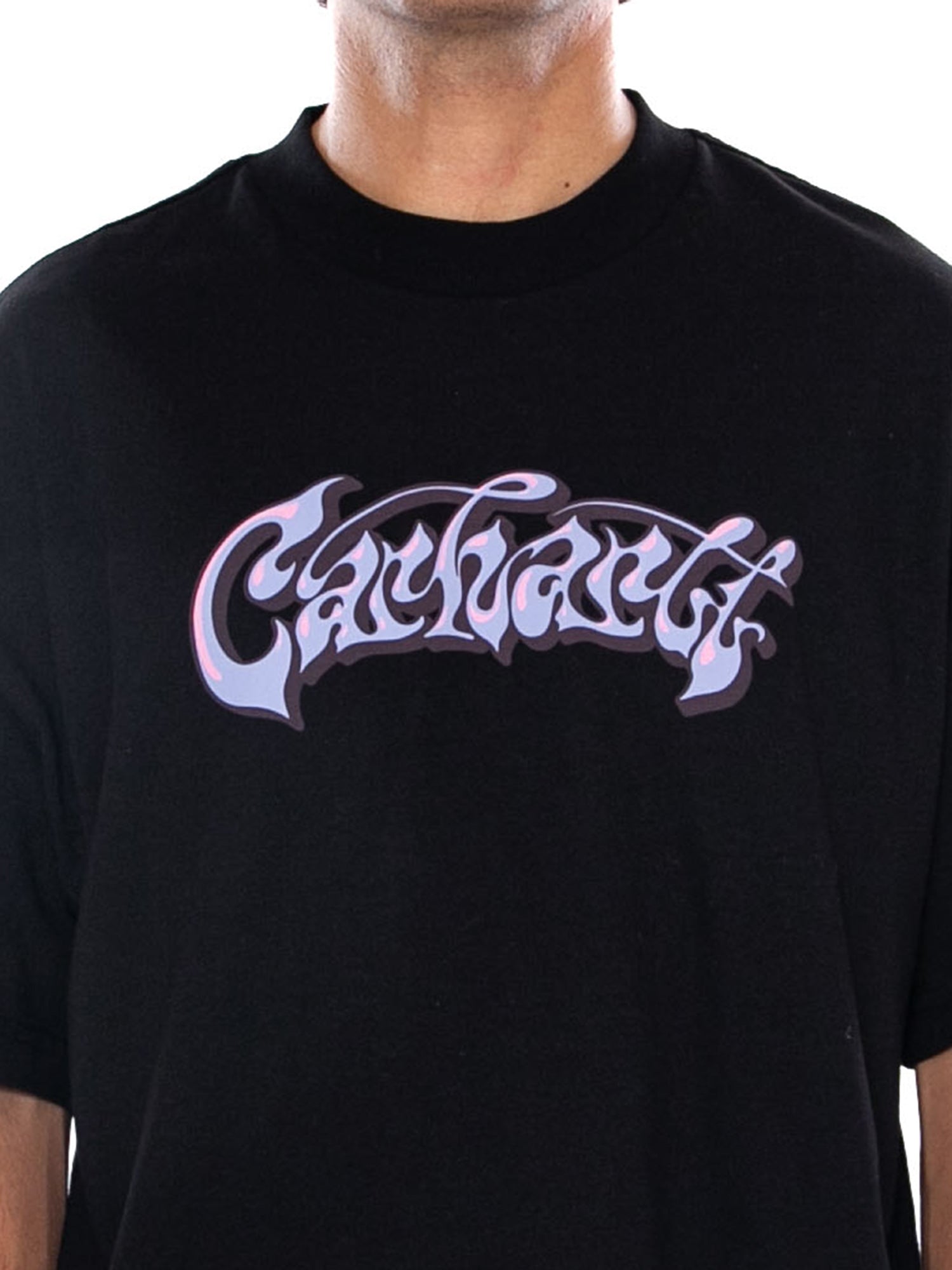CARHARTT WIP S/S BOOGER T-SHIRT BLACK - Maglietta Girocollo Uomo Nera I037225 89XX CARHARTT WIP 