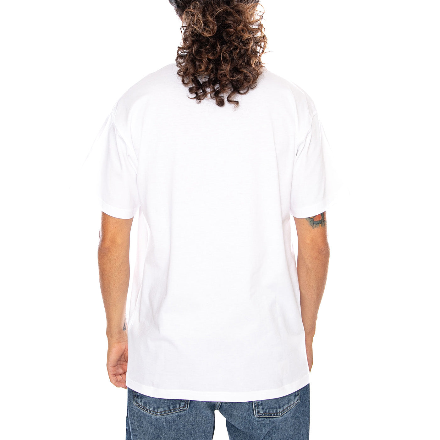S/S RESTRAINT T-SHIRT WHITE - Maglietta Girocollo Uomo Bianca I037229 02XX CARHARTT WIP 