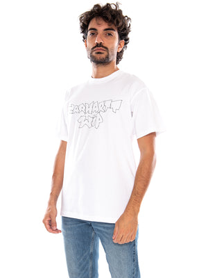 S/S Blinkerfluid T-Shirt White - Maglietta Girocollo Uomo Bianca I037237 02XX CARHARTT WIP 