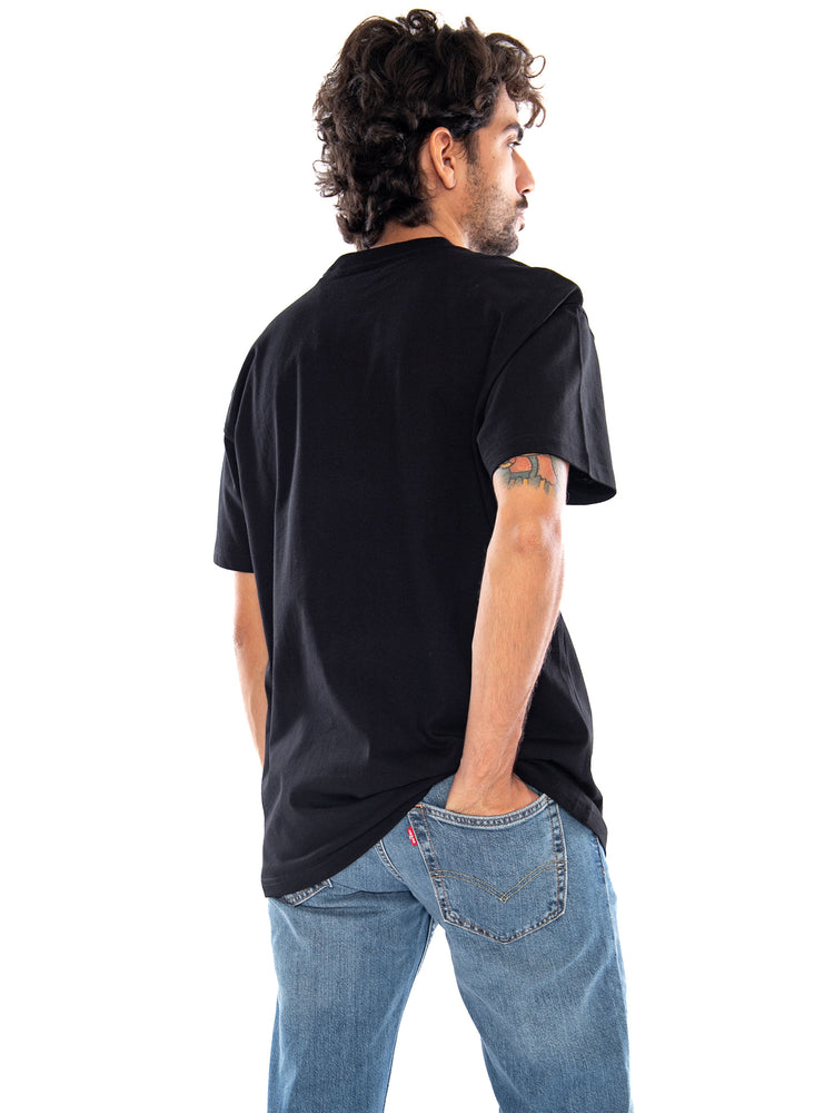 S/S Limn Script T-Shirt Black - Maglietta Girocollo Uomo Nera I037263 89XX CARHARTT WIP 