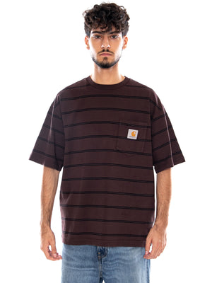 S/S CARDONA POCKET T-SHIRT NATURAL / DARK SCARAB - Maglietta Girocollo Uomo Multicolore I037272 3VQGD CARHARTT WIP 