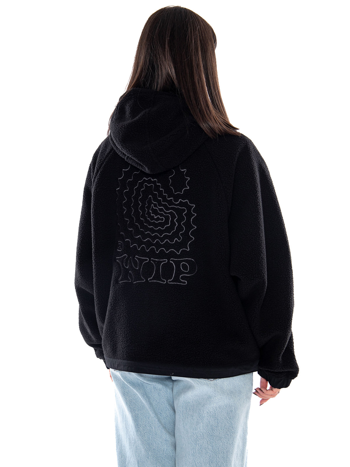 Carhartt WIP W' HD Limn C Fleece Jacket Black / Flint - Giacca Donna Nera e Grigia I037282 3ZYXX CARHARTT WIP 
