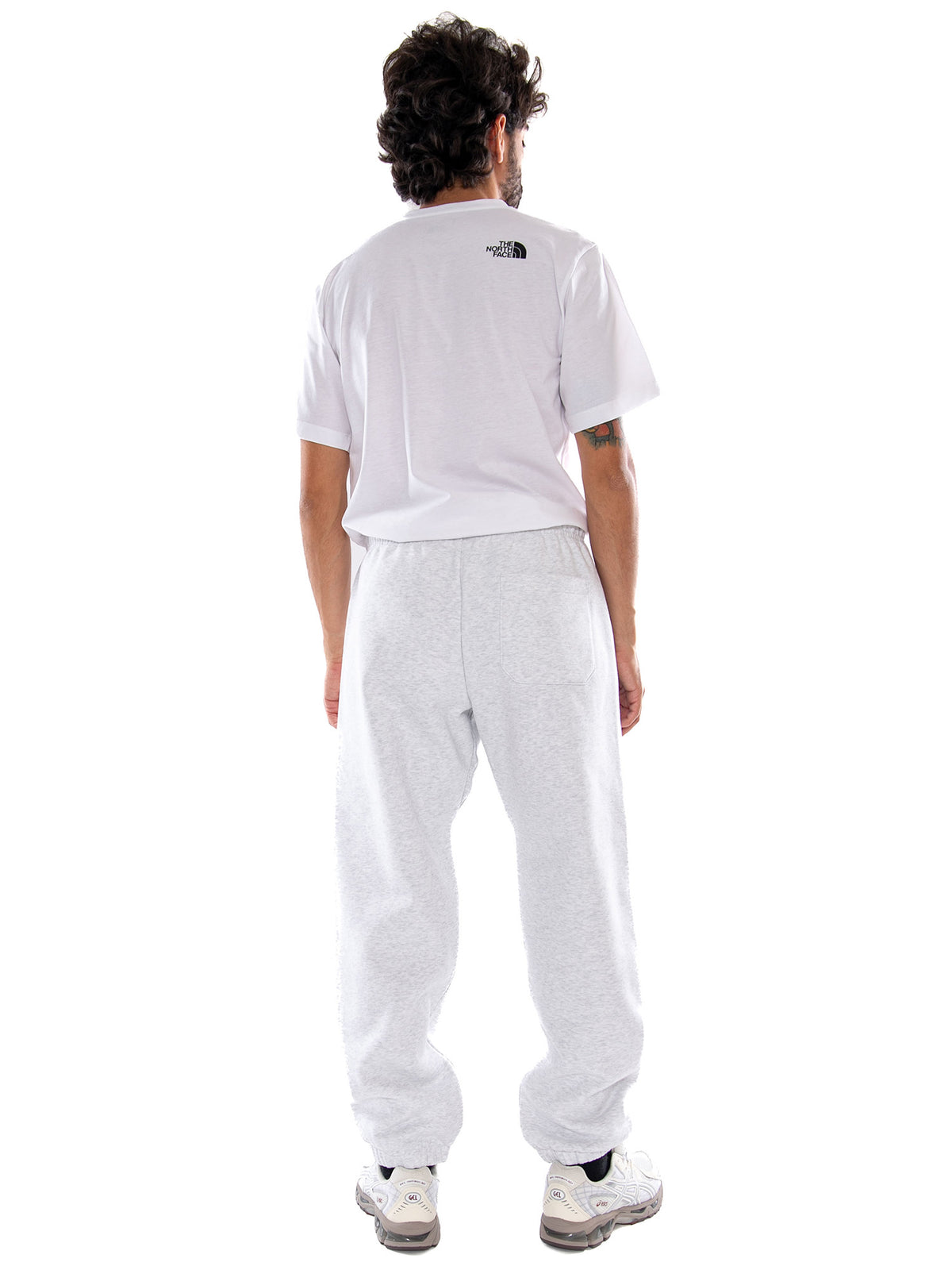 Carhartt WIP Chase Sweat Pant Ash Heather / Gold - Pantaloni Tuta Uomo Grigio Mélange I037458 00JXX CARHARTT WIP 