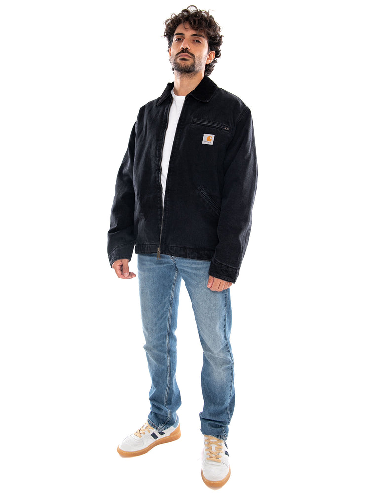 OG Detroit Jacket Black / Black - Giacca Uomo Nera I037535 00E06 CARHARTT WIP 
