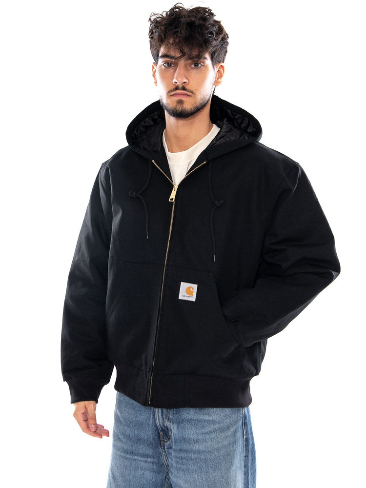 OG ACTIVE JACKET BLACK - Giacca Uomo Nera I037587 8901 CARHARTT WIP 