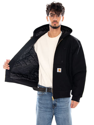 OG ACTIVE JACKET BLACK - Giacca Uomo Nera I037587 8901 CARHARTT WIP 
