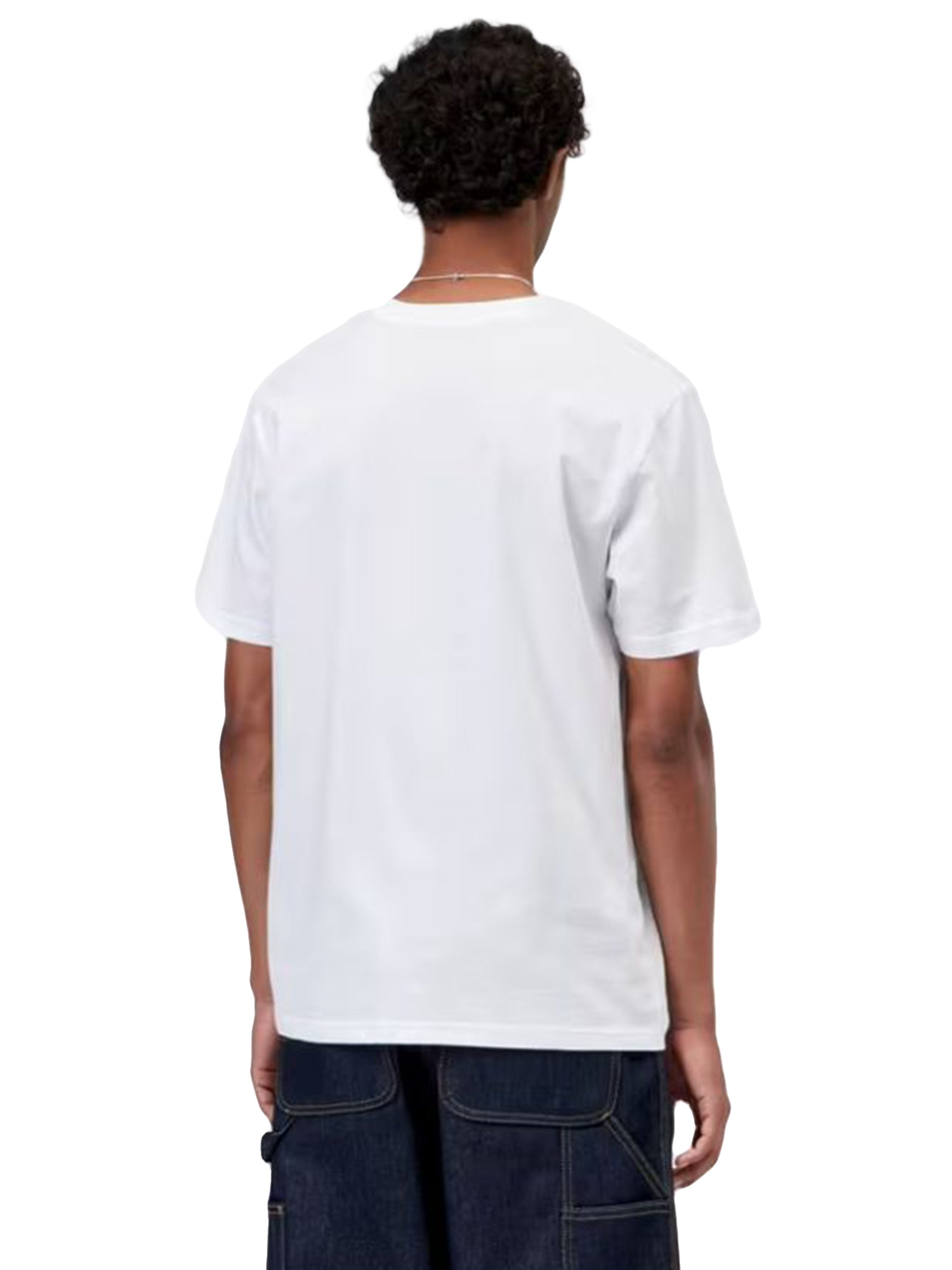 CARHARTT WIP STANDARD CREW NECK 2 PACK T-SHIRT WHITE / WHITE - Set da Due Magliette Girocollo Uomo Bianche I037601 931XX CARHARTT WIP 