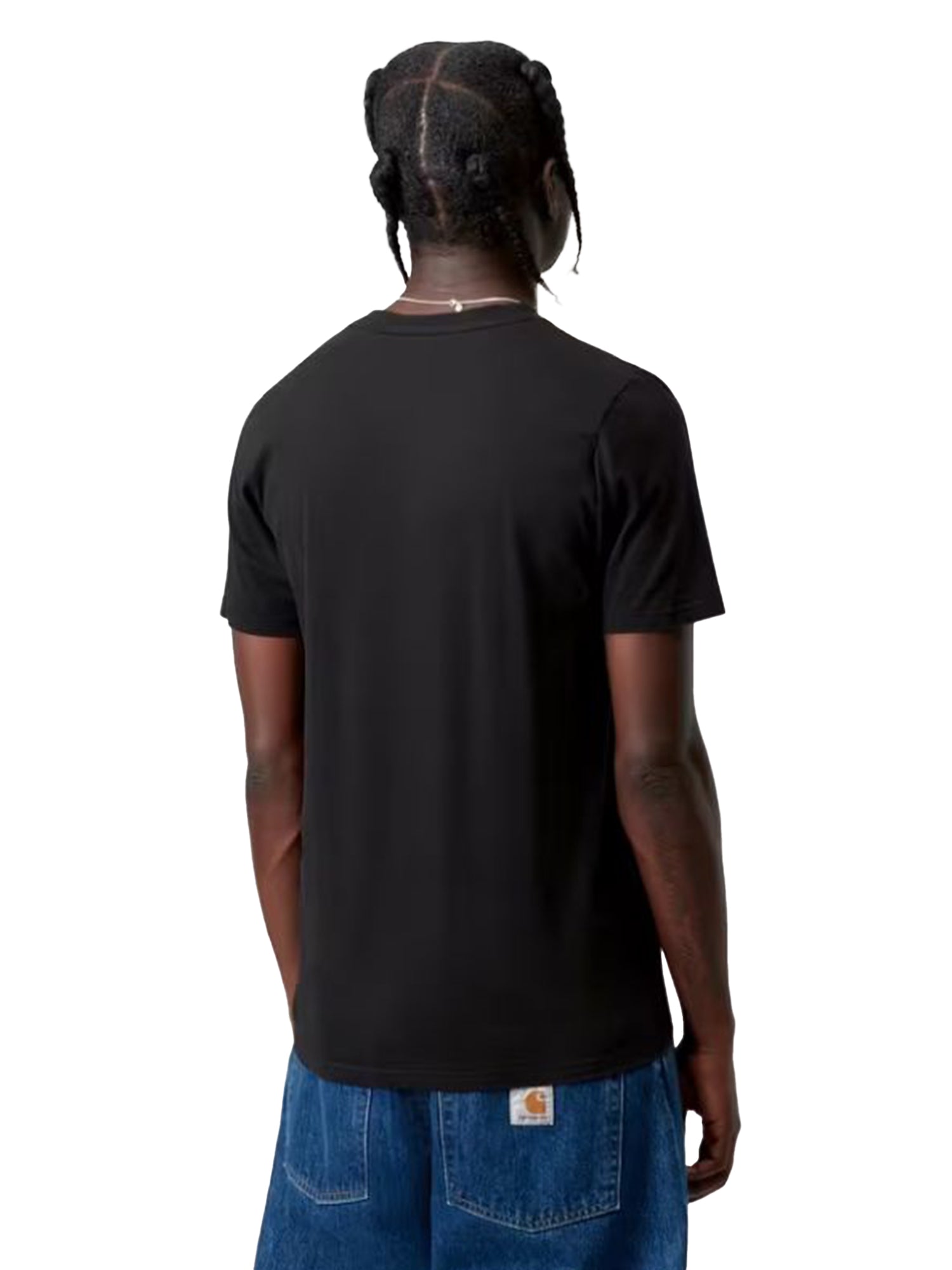 CARHARTT WIP STANDARD CREW NECK 2 PACK T-SHIRT BLACK / BLACK - Set da Due Magliette Girocollo Uomo Nere I037601 933XX CARHARTT WIP 
