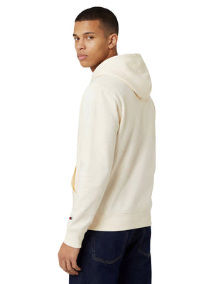 HOODED SWEATSHIRT EGLPNT - Felpa con Cappuccio Uomo Beige 220783 YS084 CHAMPION 