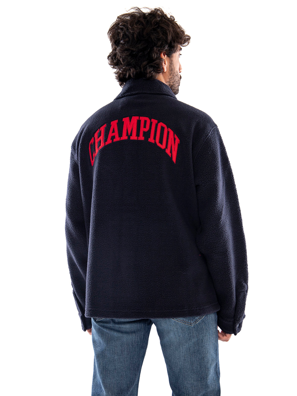 Champion Coach Jacket NNY - Giacca Uomo Blu Navy 223492 BS501 CHAMPION 