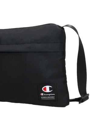 CHAMPION SHOULDER BAG BLACK - Borsa a Tracolla Uomo/Donna Nera 806027 KK001 CHAMPION 