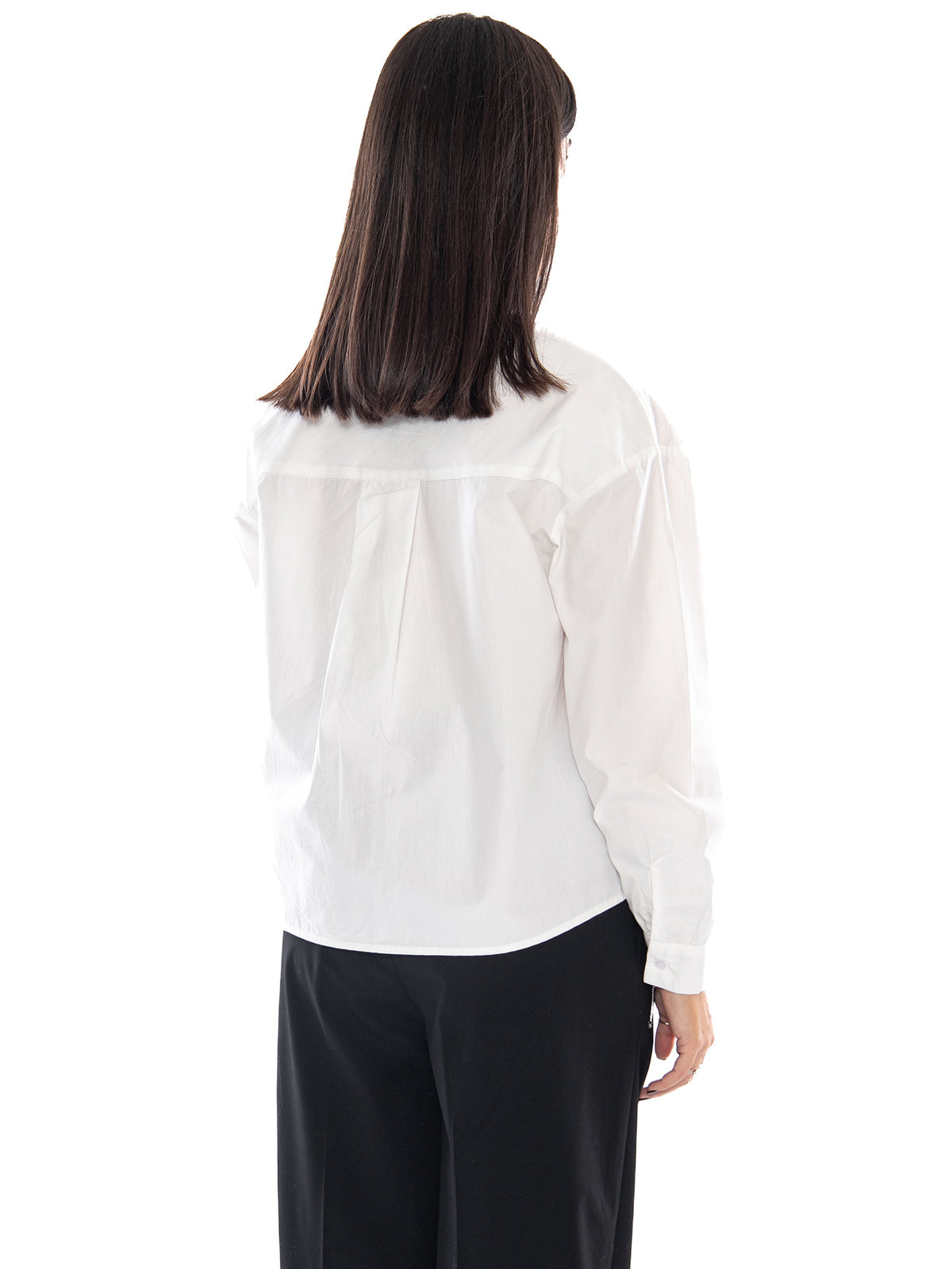 Compañía Fantástica Camisa 100% Algodón con Maxi Lazada Ecru - Camicia Donna Ecru 64C/11165 ECR COMPANIA FANTASTICA 