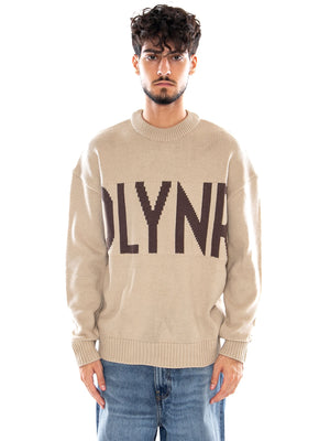 DLYNR SWEATER BLACK - Maglione Uomo Beige SV361 SO-02 DOLLY NOIRE 