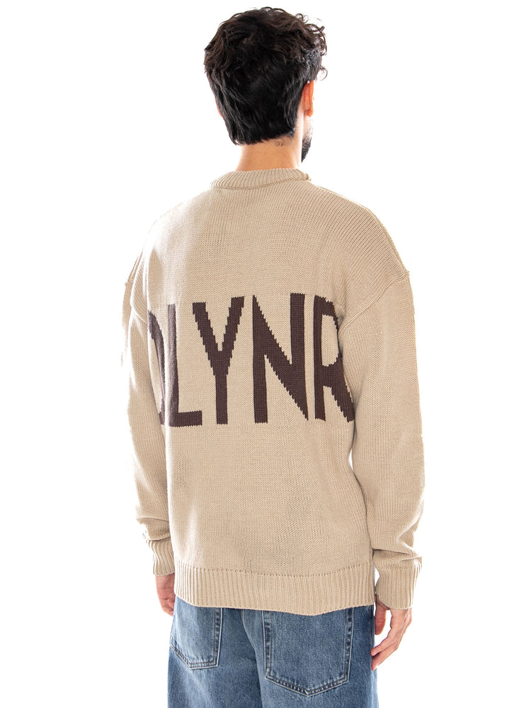 DLYNR SWEATER BLACK - Maglione Uomo Beige SV361 SO-02 DOLLY NOIRE 