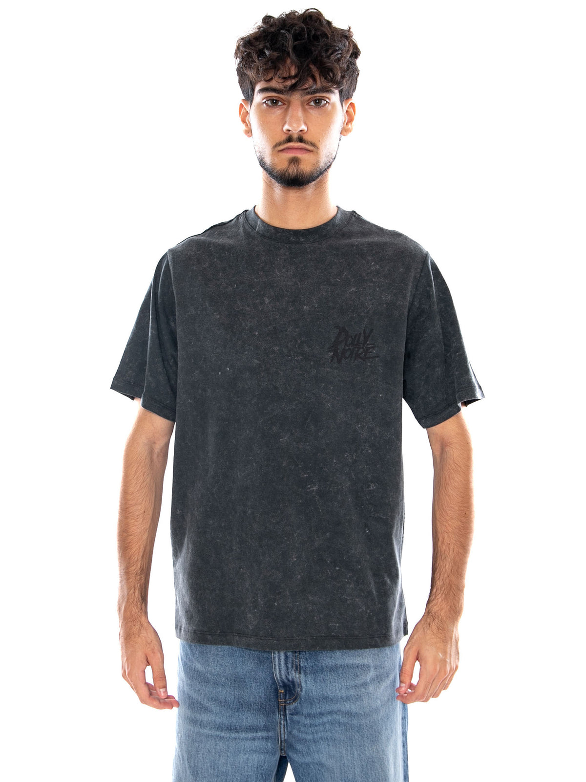 Heaven Falls Tee Acid Black TS1300 T4 DOLLY NOIRE 