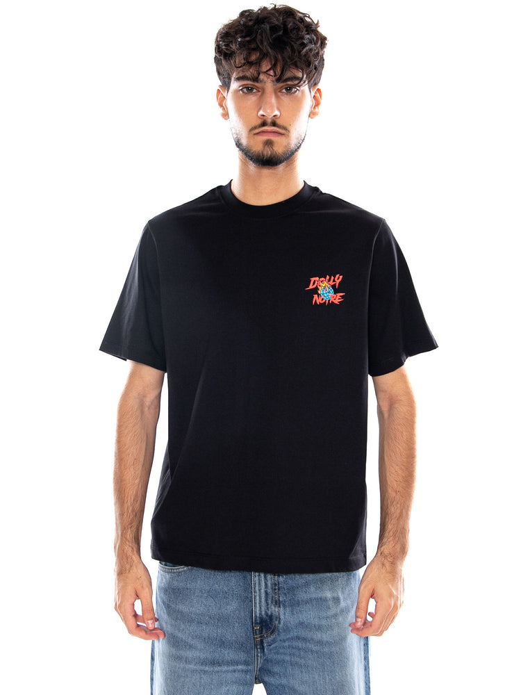 GREED INC. TEE BLACK - Maglietta Girocollo Uomo Nera TS1310 T4 DOLLY NOIRE 