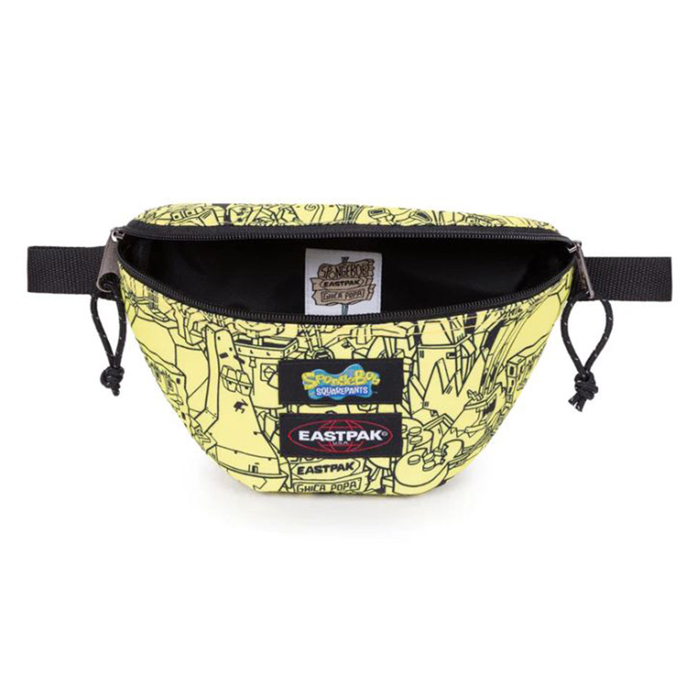 SPRINGER ALLOVER YELLOW - Marsupio Giallo / Multicolore EK000074 E0A1 EASTPAK 