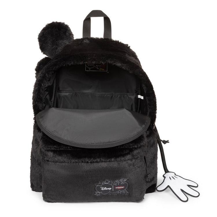 PADDED PAK'R MICKEY FUZZY BLACK - Zaino Nero EK000620 D0L1 EASTPAK 