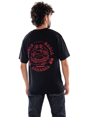 Edwin Music Channel TS Black / Red - T-shirt Uomo Nera I031131 1V2.67 EDWIN 