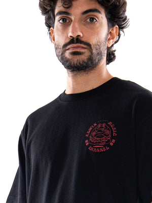 Edwin Music Channel TS Black / Red - T-shirt Uomo Nera I031131 1V2.67 EDWIN 