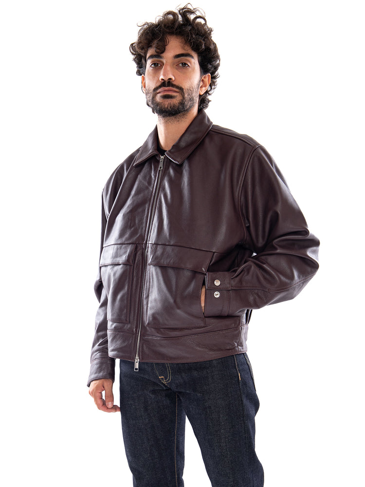 Barbour Dogma Jacket Brown Burgundy - Giacca Uomo Marrone/Bordeaux I035716 42I.00 EDWIN 