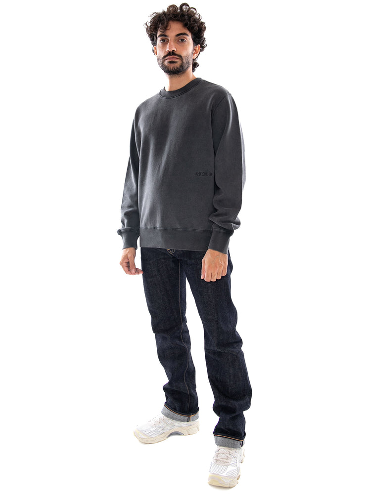 Edwin Axiom Crew Sweat Grey - Felpa Uomo Grigia I035780 91.5Z EDWIN 