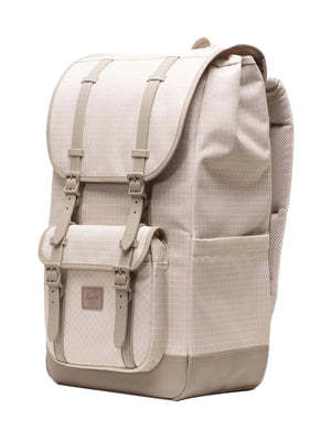 Herschel Little America Backpack Grid Pelican/Roasted Cashew - Zaino Beige 11390 07775 HERSCHEL 