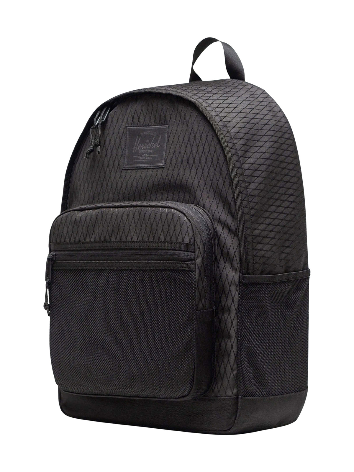 Herschel Kaine Backpack Black Diamond/Black - Zaino Nero<BR/><BR/> 11814 07391 HERSCHEL 