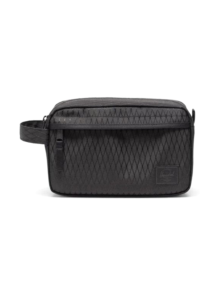 Herschel Chapter Travel Kit Black Diamond/Black - Beauty Case da Viaggio Nero 30064 07391 HERSCHEL 