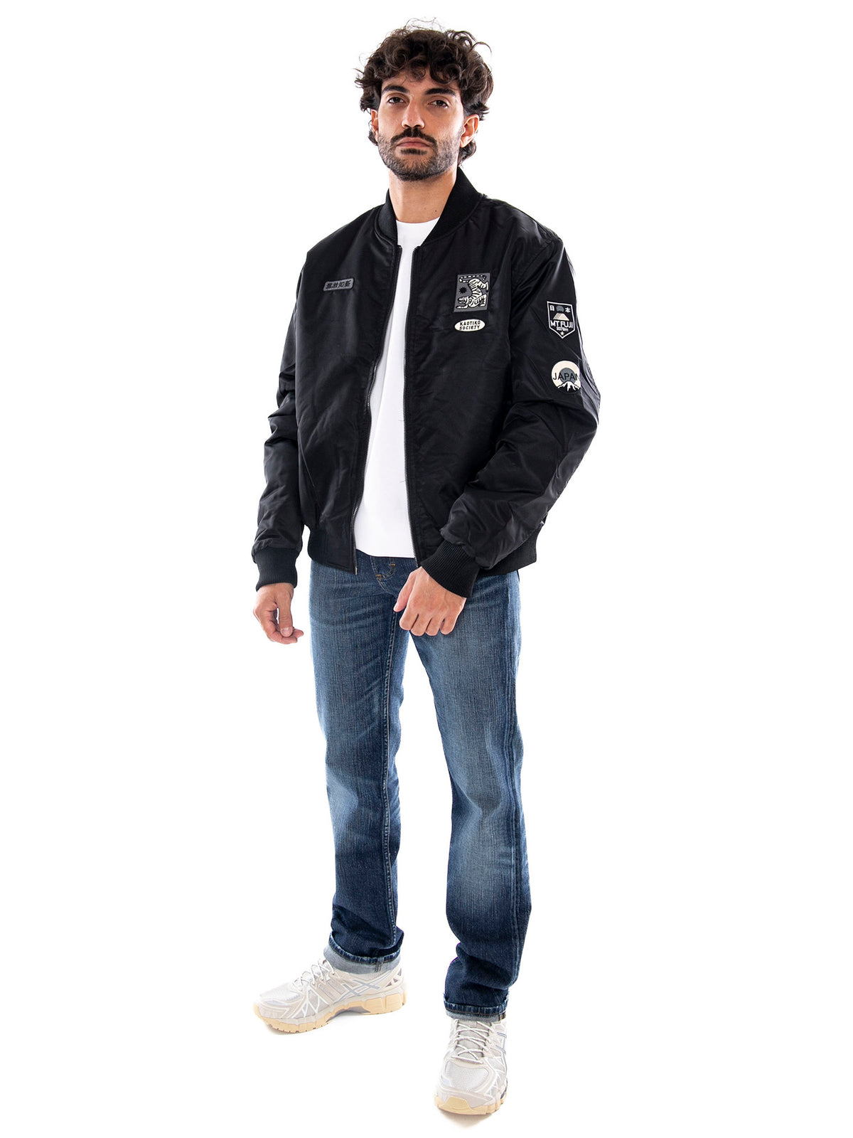 Kaotiko Chaqueta Asakusa Black - Giacca Uomo Nera<BR/><BR/> AT009 W002 KAOTIKO 