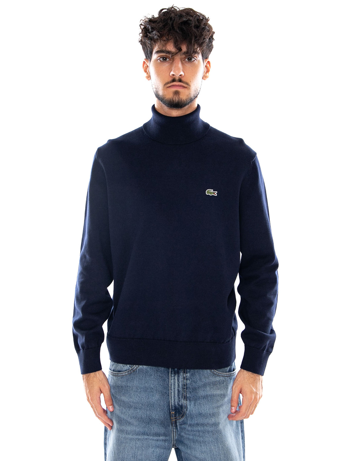 PULLOVER BLUE - Maglione Uomo Blu AH5204 166 LACOSTE 