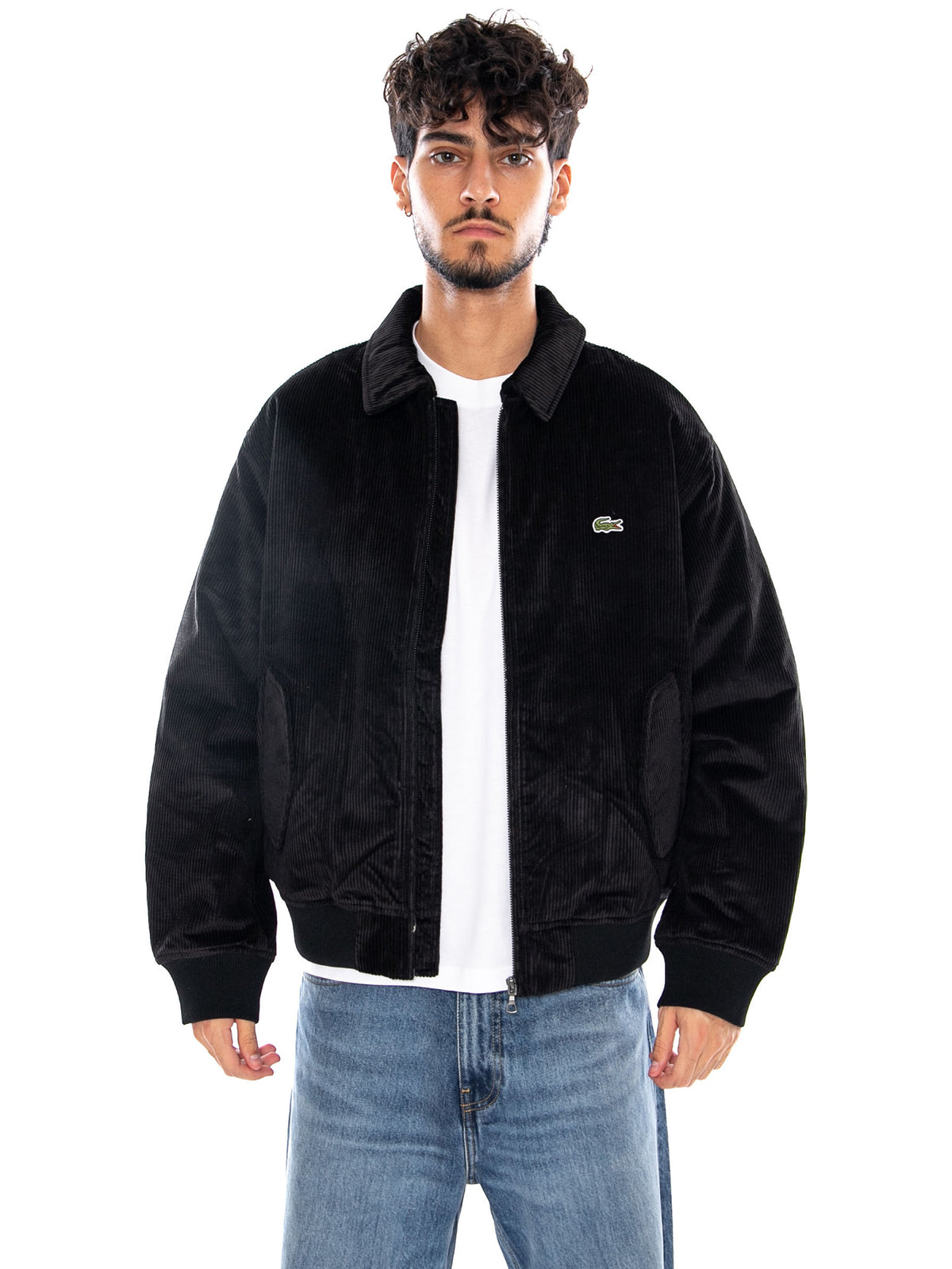 BLUSONE BLACK - Giacca Uomo Nera BH2994 031 LACOSTE 