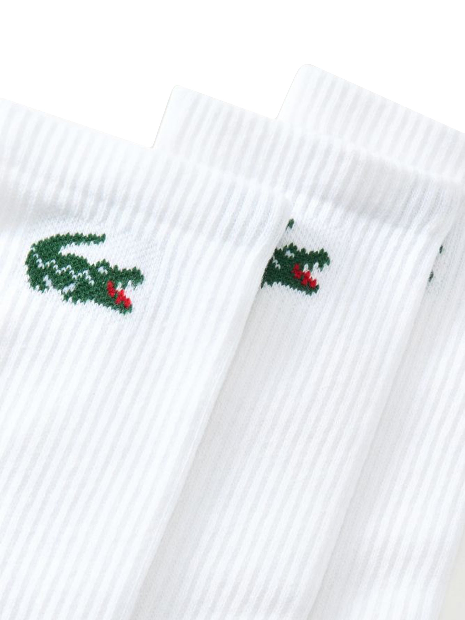 LACOSTE 6PK WHITE - Set da 6 Paia di Calzini Bianchi RA9254 001 LACOSTE 