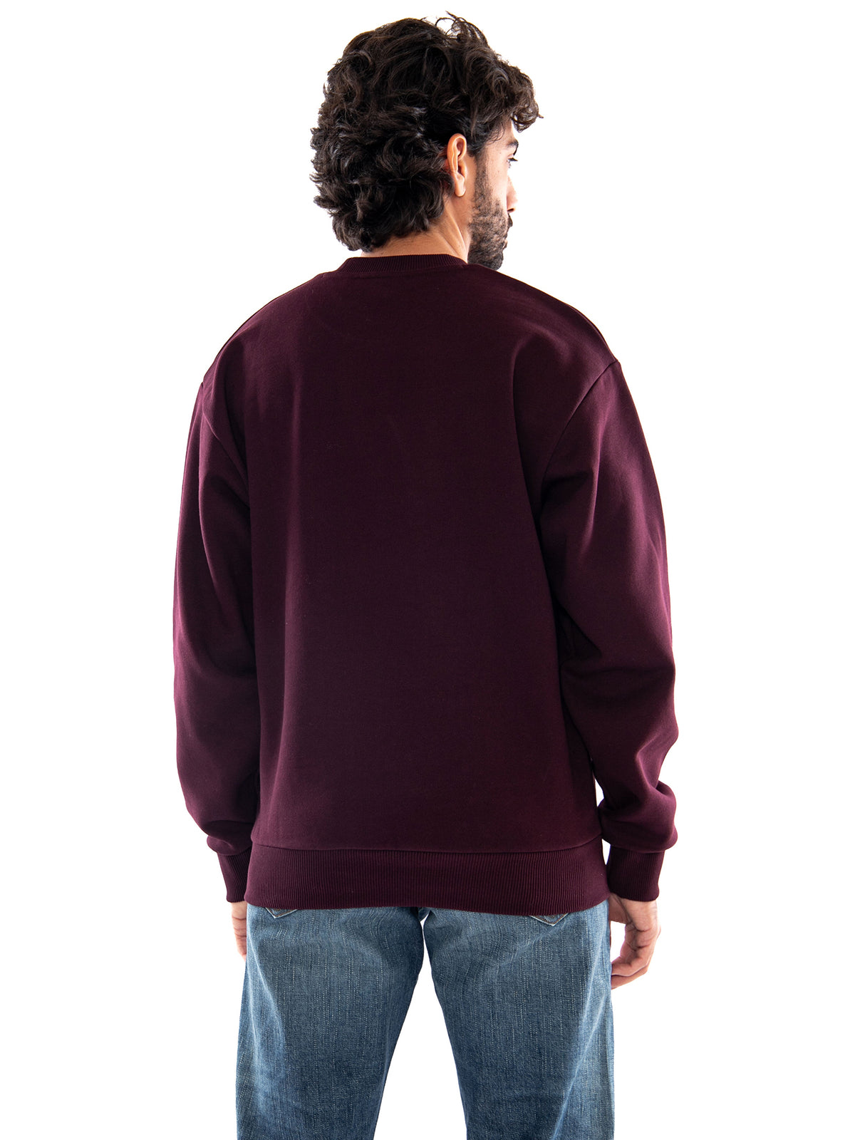Lacoste Sweatshirt Blue - Felpa Girocollo Uomo Bordeaux SH8868 3KE LACOSTE 