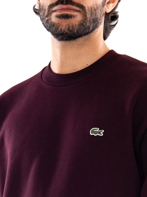Lacoste Sweatshirt Blue - Felpa Girocollo Uomo Bordeaux SH8868 3KE LACOSTE 
