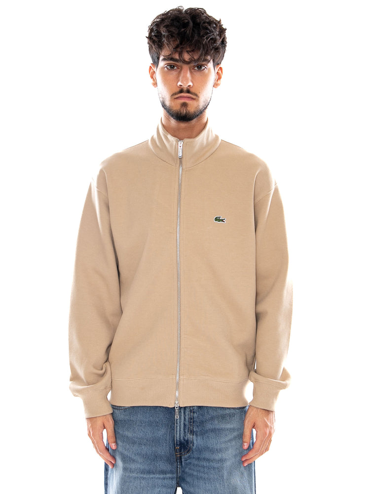 SWEATSHIRT BEIGE - Felpa Girocollo Uomo Beige SH9454 02S LACOSTE 