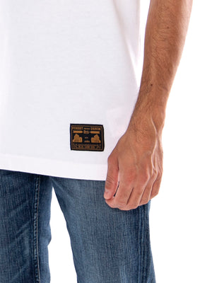 Lee Tee White - T-Shirt Uomo Bianca a Maniche Corte 112386312 WHITE LEE 