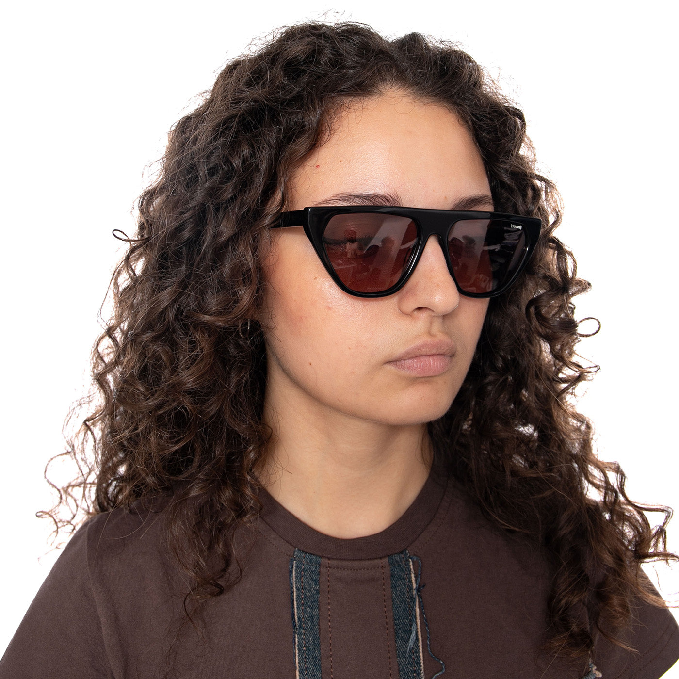 YC 29040 BLACK / WINE - Occhiali da Sole Neri 29040 165 LET'S SEE 