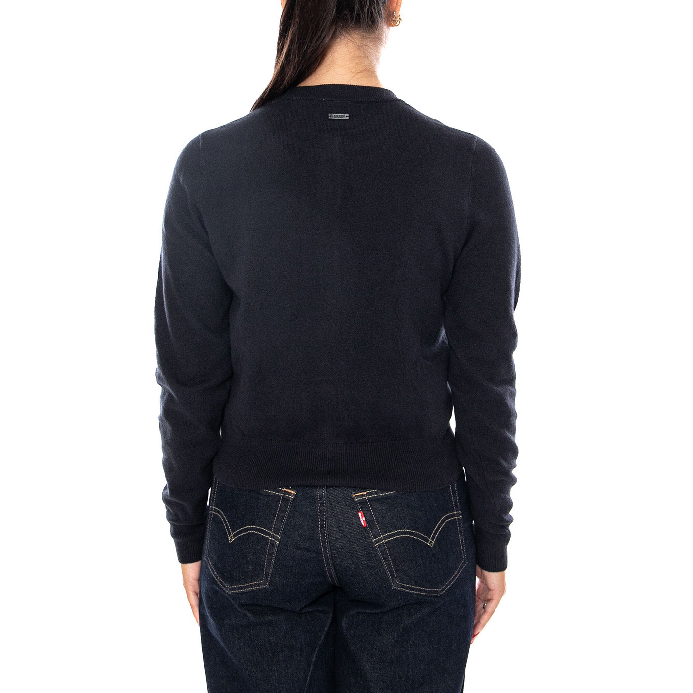 SUPER SOFT CREWNECK CARDI ANTHRACITE NIG - Cardigan Donna 0037P 0000 LEVIS 
