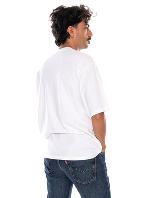 LEVI'S WW GR TEE MADE FOR WORKIN BRIGHT WHITE - Maglietta Girocollo Uomo Bianca 003XL 0006 LEVIS 
